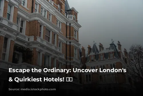 Escape the Ordinary: Uncover London's Coolest & Quirkiest Hotels! 🏨😍