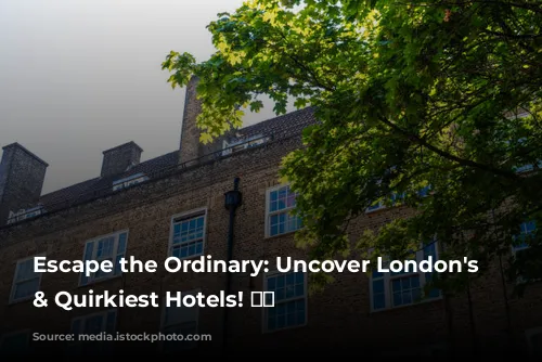 Escape the Ordinary: Uncover London's Coolest & Quirkiest Hotels! 🏨😍