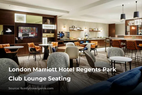 London Marriott Hotel Regents Park Executive Club Lounge Seating