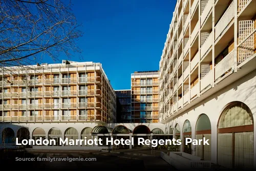 London Marriott Hotel Regents Park Exterior