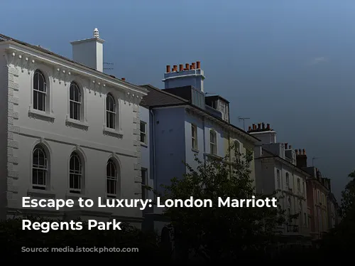 Escape to Luxury: London Marriott Hotel Regents Park