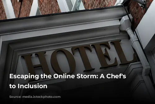 Escaping the Online Storm: A Chef's Journey to Inclusion