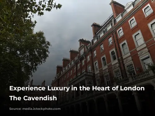 Experience Luxury in the Heart of London at The Cavendish