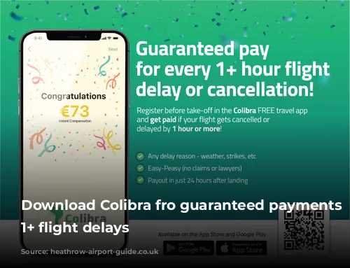 Download Colibra fro guaranteed payments on 1+ flight delays 