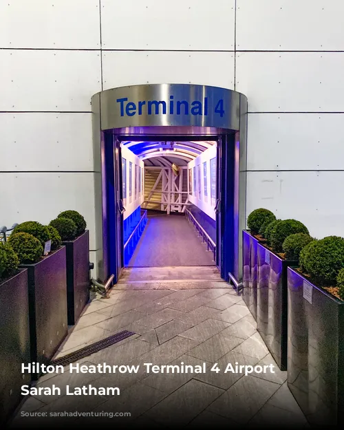 Hilton Heathrow Terminal 4 Airport Hotel Sarah Latham