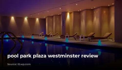 pool park plaza westminster review