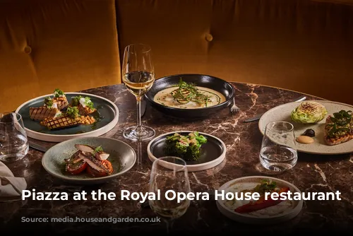 Piazza at the Royal Opera House restaurant review