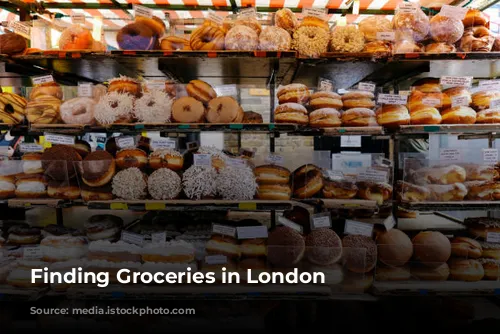 Finding Groceries in London