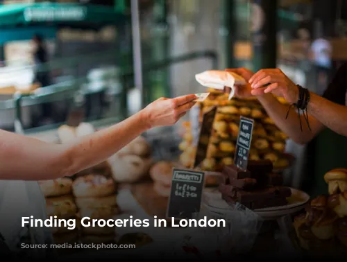 Finding Groceries in London