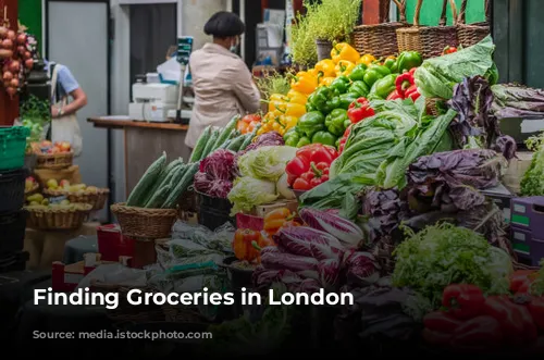 Finding Groceries in London