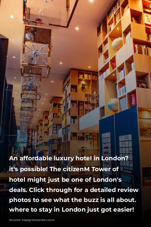 An affordable luxury hotel in London? YES it's possible! The citizenM Tower of London hotel might just be one of London's best deals. Click through for a detailed review with photos to see what the buzz is all about. Deciding where to stay in London just got easier!