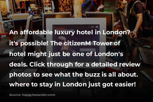 An affordable luxury hotel in London? YES it's possible! The citizenM Tower of London hotel might just be one of London's best deals. Click through for a detailed review with photos to see what the buzz is all about. Deciding where to stay in London just got easier!