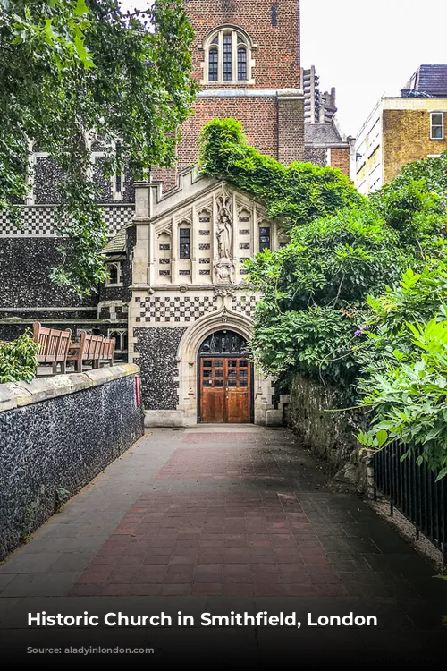 Historic Church in Smithfield, London