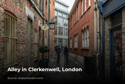 Alley in Clerkenwell, London