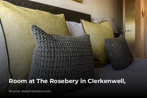 Room at The Rosebery in Clerkenwell, London