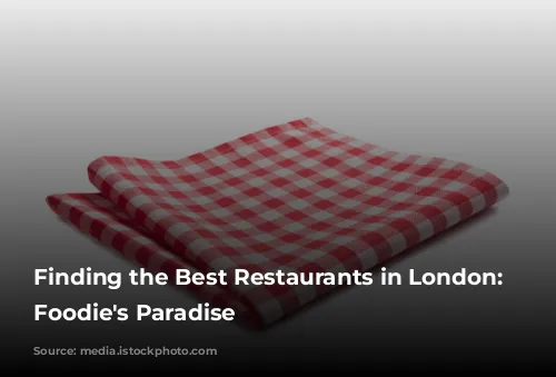 Finding the Best Restaurants in London: A Foodie's Paradise