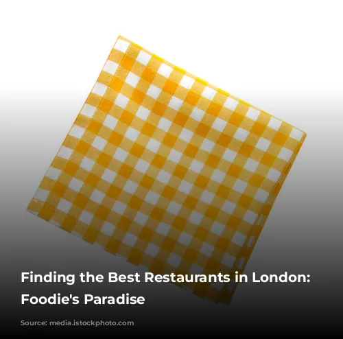 Finding the Best Restaurants in London: A Foodie's Paradise