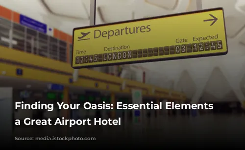 Finding Your Oasis: Essential Elements of a Great Airport Hotel