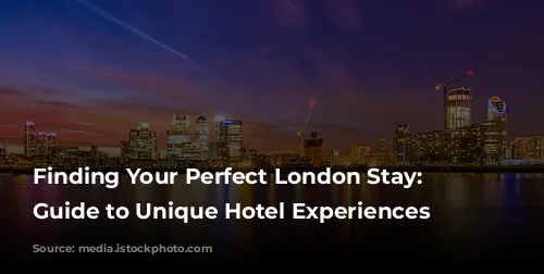 Finding Your Perfect London Stay: A Guide to Unique Hotel Experiences