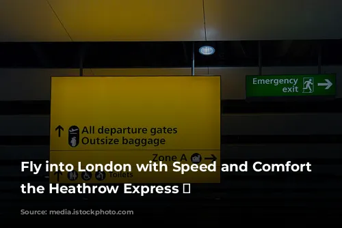 Fly into London with Speed and Comfort on the Heathrow Express ✈️