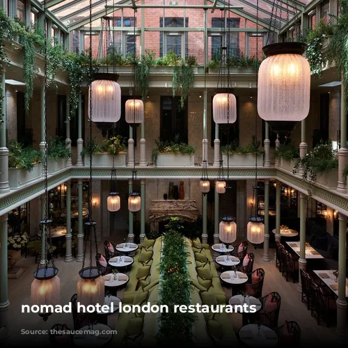 nomad hotel london restaurants