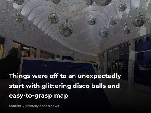 Things were off to an unexpectedly good start with glittering disco balls and an easy-to-grasp map