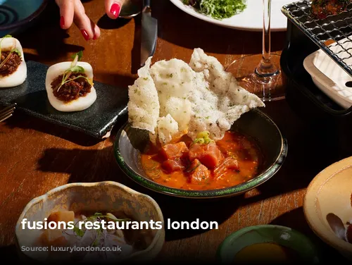 fusions restaurants london