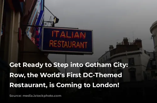 Get Ready to Step into Gotham City: Park Row, the World's First DC-Themed Immersive Restaurant, is Coming to London!