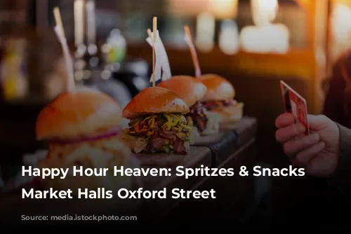  Happy Hour Heaven: Spritzes & Snacks at Market Halls Oxford Street