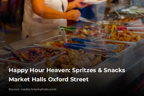  Happy Hour Heaven: Spritzes & Snacks at Market Halls Oxford Street