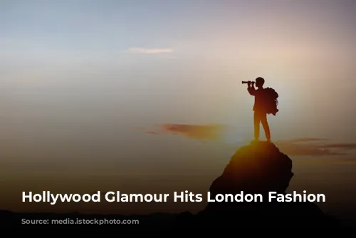 Hollywood Glamour Hits London Fashion Week