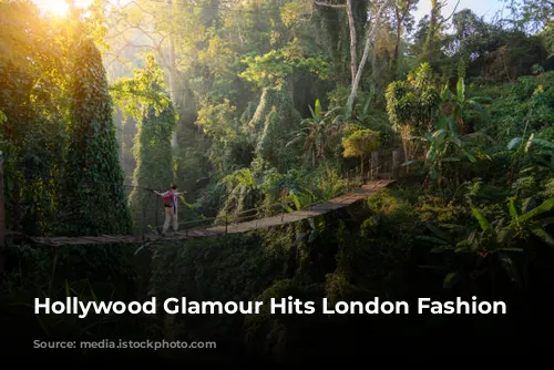 Hollywood Glamour Hits London Fashion Week