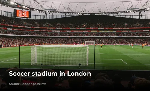 Soccer stadium in London