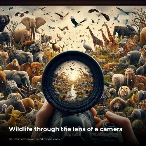 Wildlife through the lens of a camera