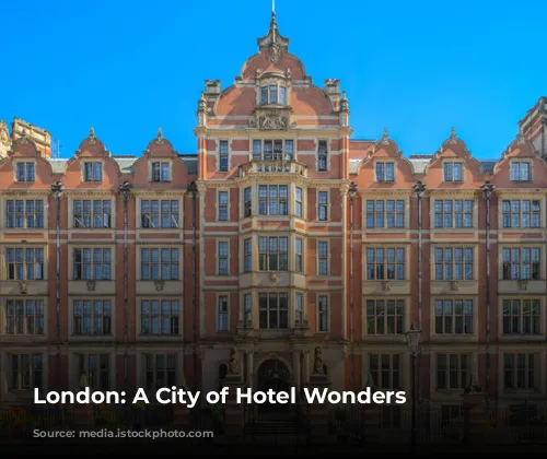 London: A City of Hotel Wonders