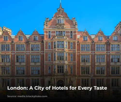 London: A City of Hotels for Every Taste