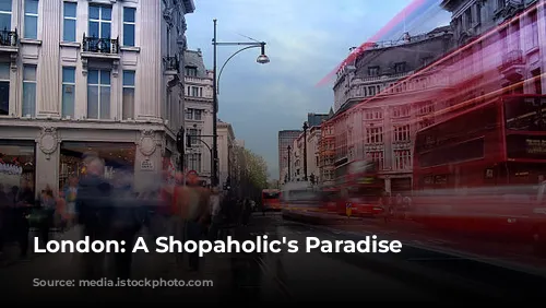 London: A Shopaholic's Paradise