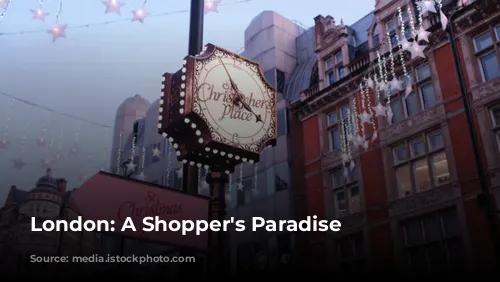 London: A Shopper's Paradise