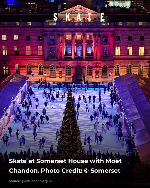 Skate at Somerset House with Moët & Chandon. Photo Credit: © Somerset House.