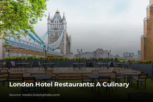 London Hotel Restaurants: A Culinary Journey