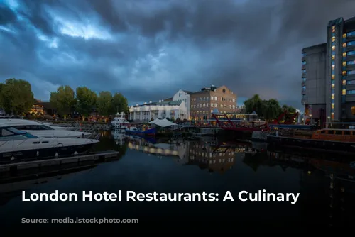 London Hotel Restaurants: A Culinary Journey