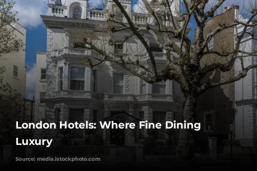 London Hotels: Where Fine Dining Meets Luxury