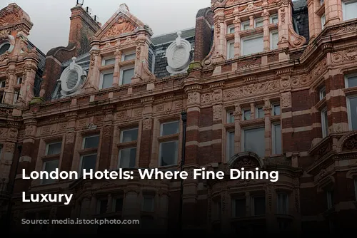 London Hotels: Where Fine Dining Meets Luxury