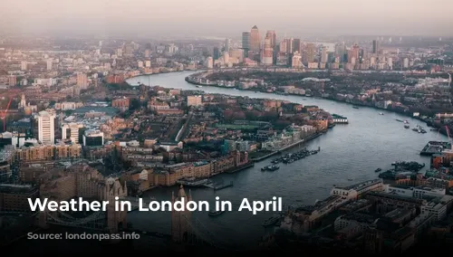 Weather in London in April