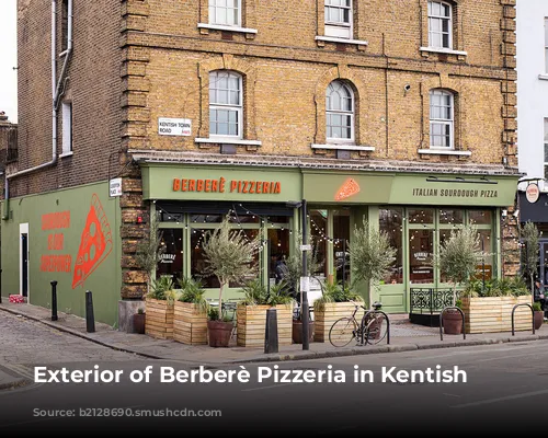 Exterior of Berberè Pizzeria in Kentish Town