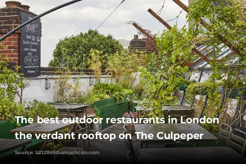 The best outdoor restaurants in London | the verdant rooftop on The Culpeper