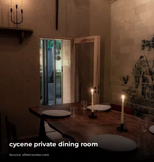 cycene private dining room