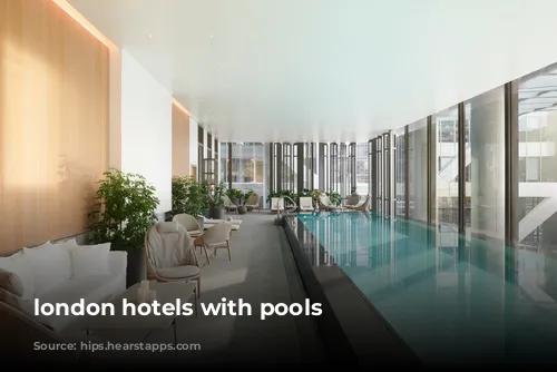 london hotels with pools