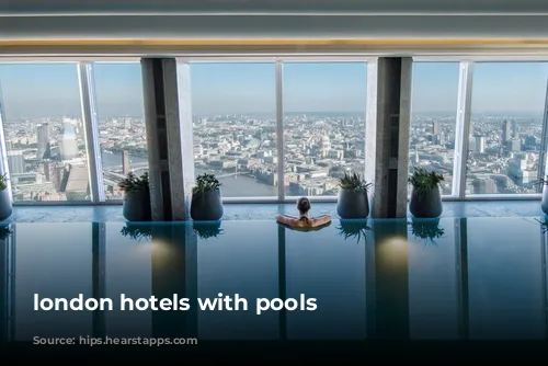 london hotels with pools