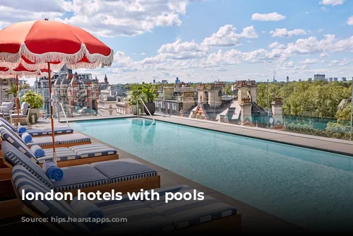 london hotels with pools